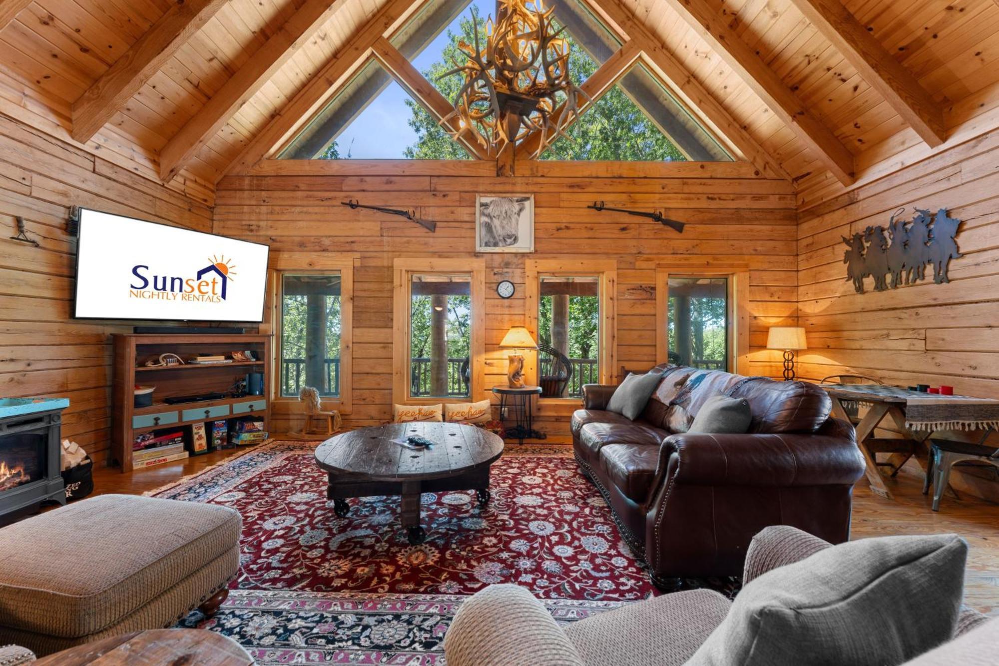 The Lazy K Cabin Cabin Branson Bagian luar foto